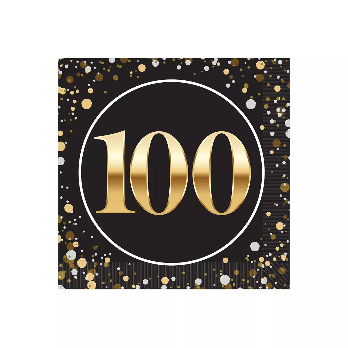 "100" Beverage Napkins – (16/Pkg)