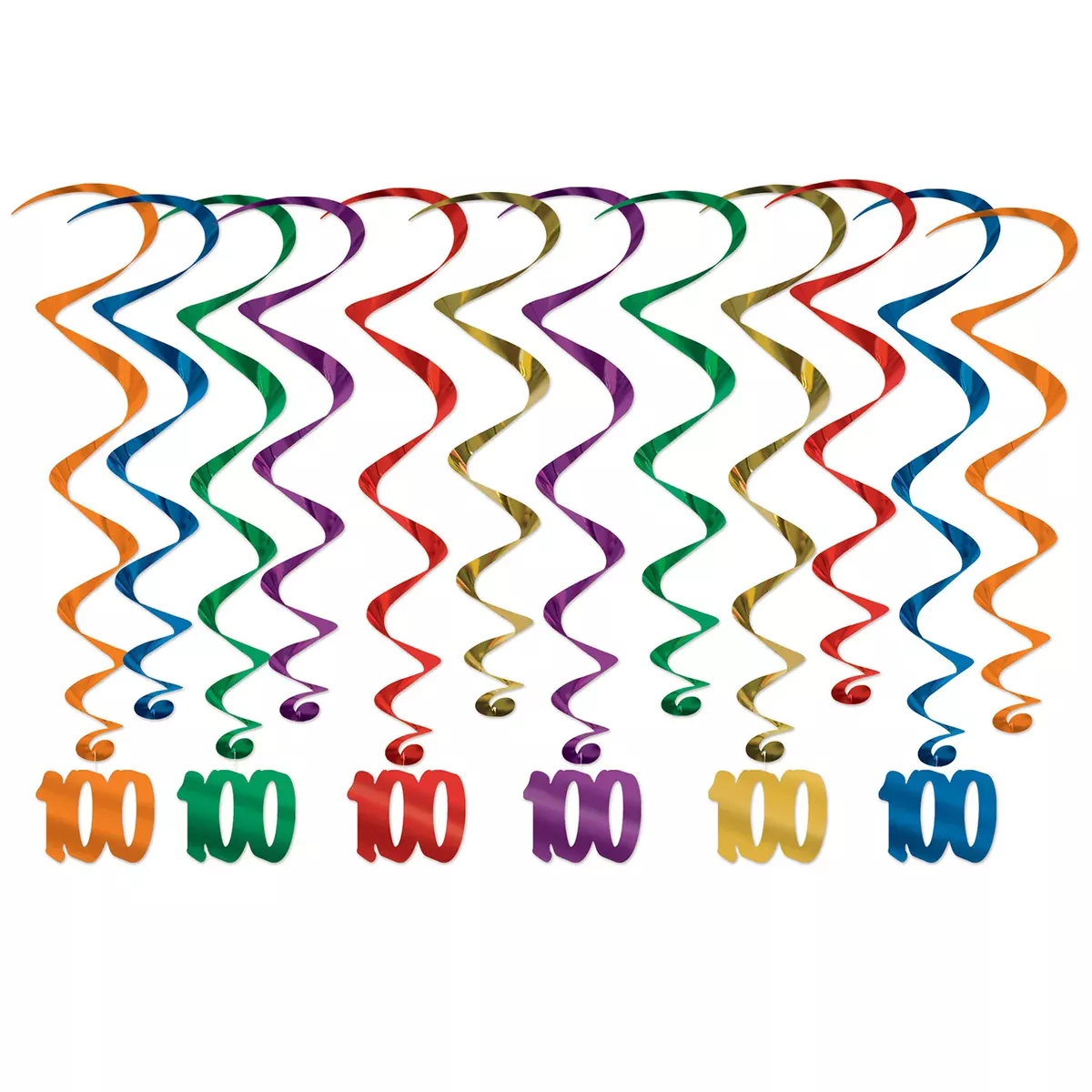 "100" Whirls – 17½"-32" – (12/Pkg)