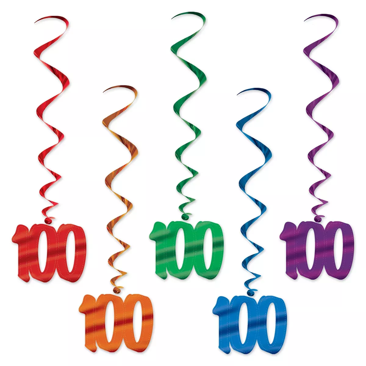 "100" Whirls – 3' – (5/Pkg)