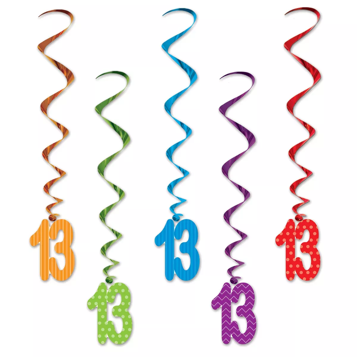 "13" Whirls – 3' – (5/Pkg)