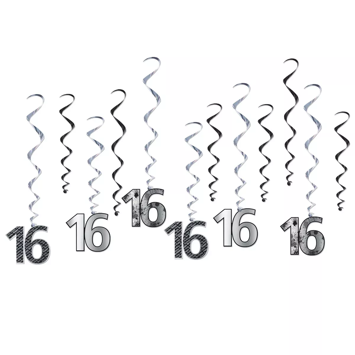 "16" Whirls – 15"-26" – (12/Pkg)