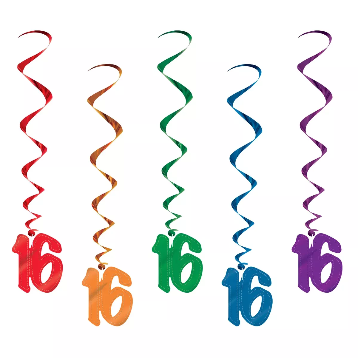 "16" Whirls – 3' – (5/Pkg)