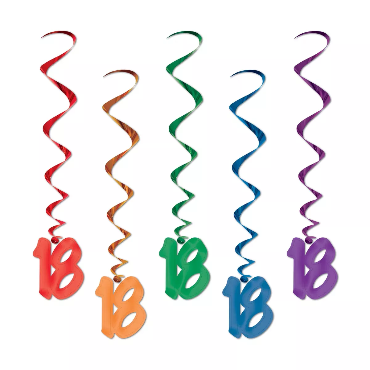 "18" Whirls – 3' – (5/Pkg)