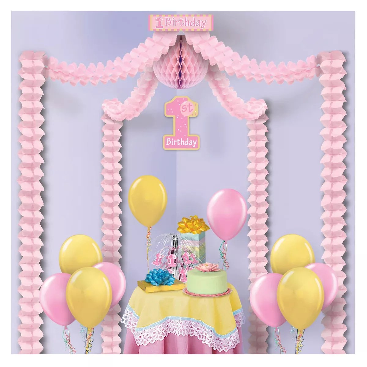 "1st" Birthday Party Canopy – (1/Pkg)