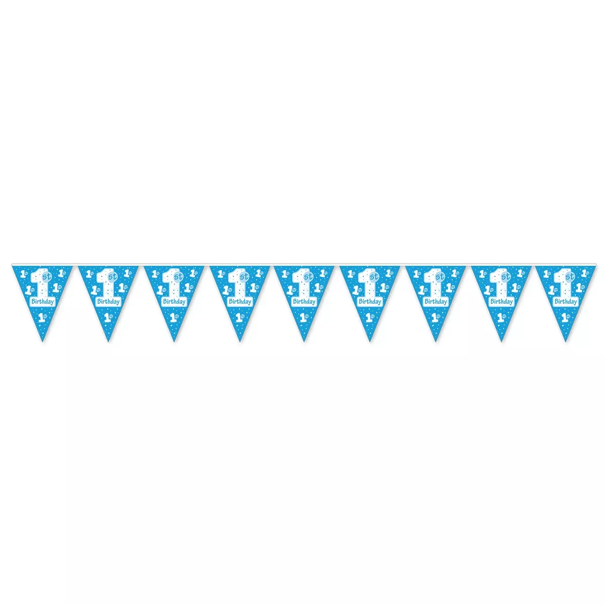 "1st" Birthday Pennant Banner – 11" x 12' – (1/Pkg)
