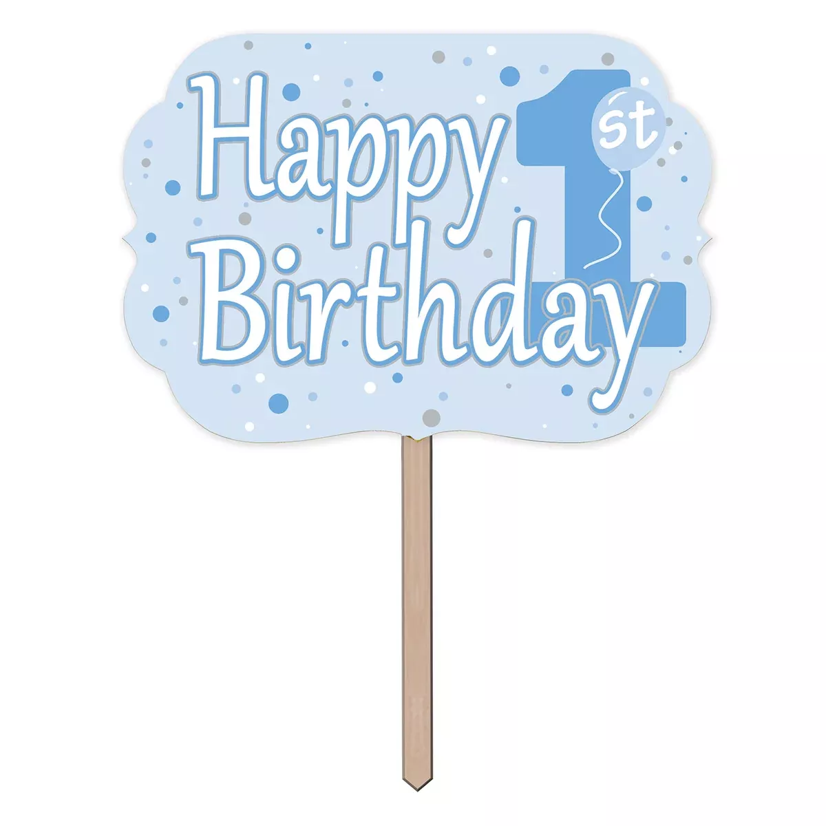 "1st" Birthday Yard Sign – 10" x 14½"