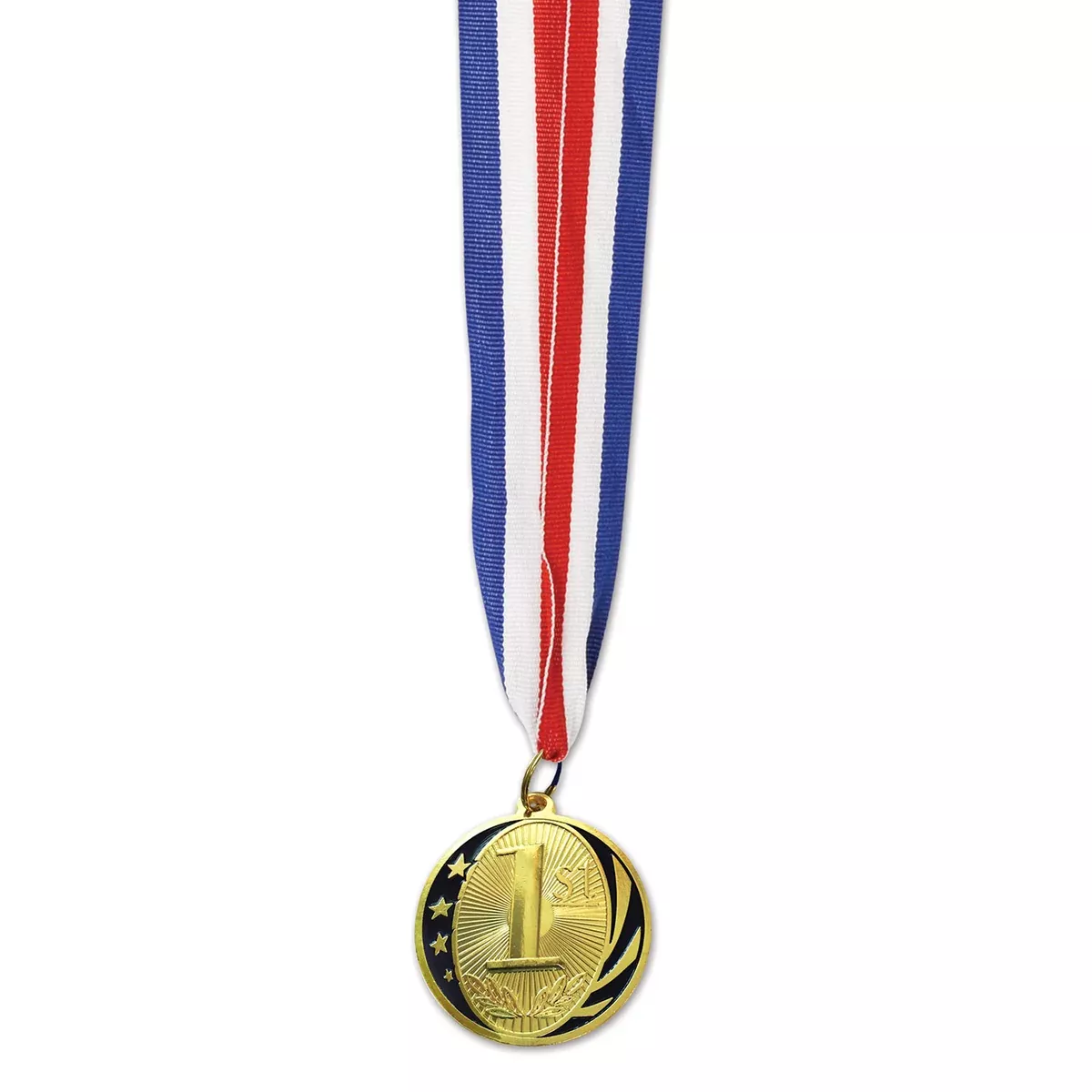 "1st" Place Medal w/Ribbon – 30" w/2" Medal – (1/Card)