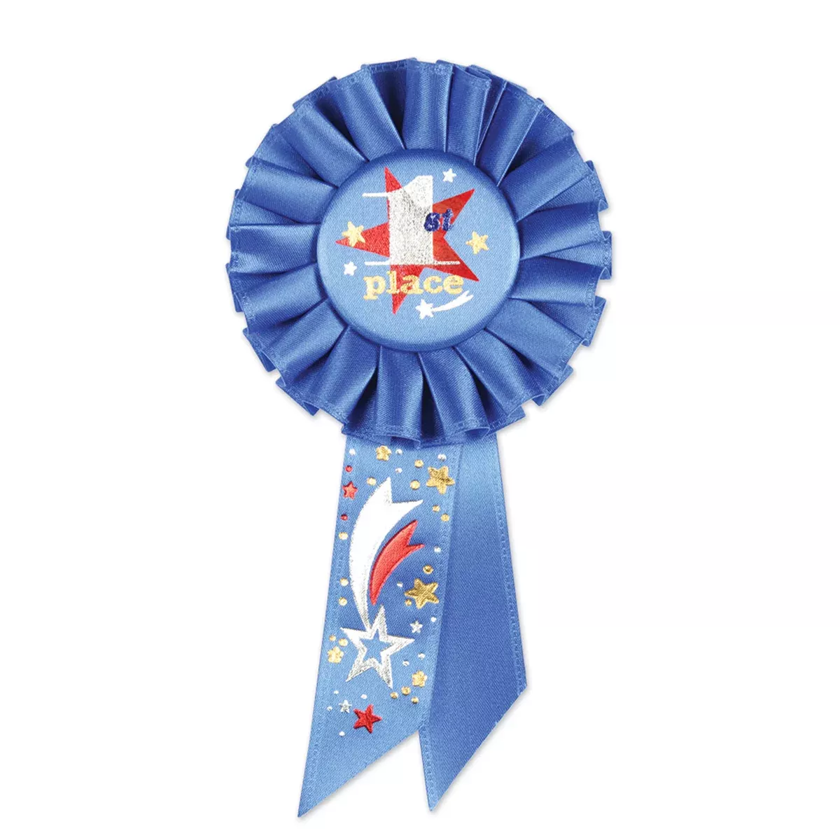 "1st" Place Rosette – 3¼" x 6½"