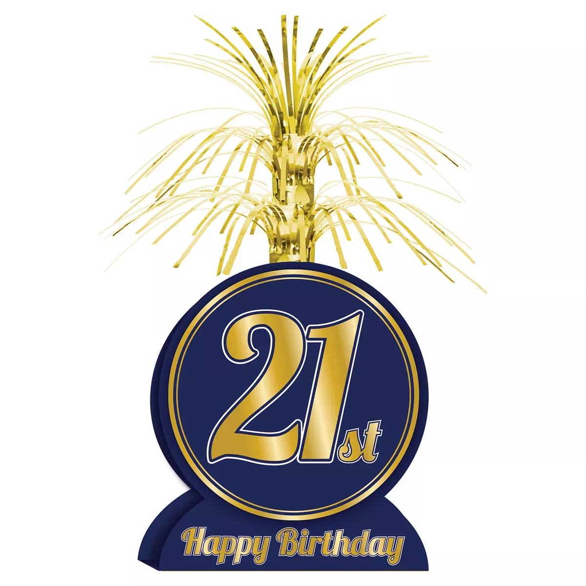 "21st" Birthday Centerpiece – 13" – (1/Pkg)