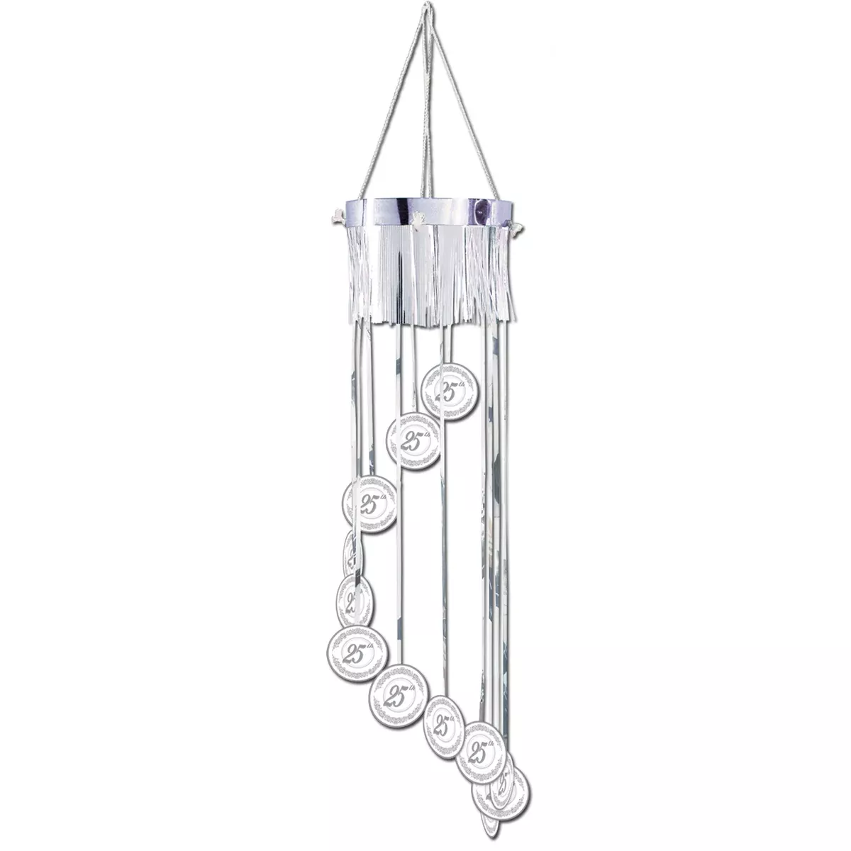 "25th" Anniversary Shimmering Spiral – 3' 4" – (1/Pkg)