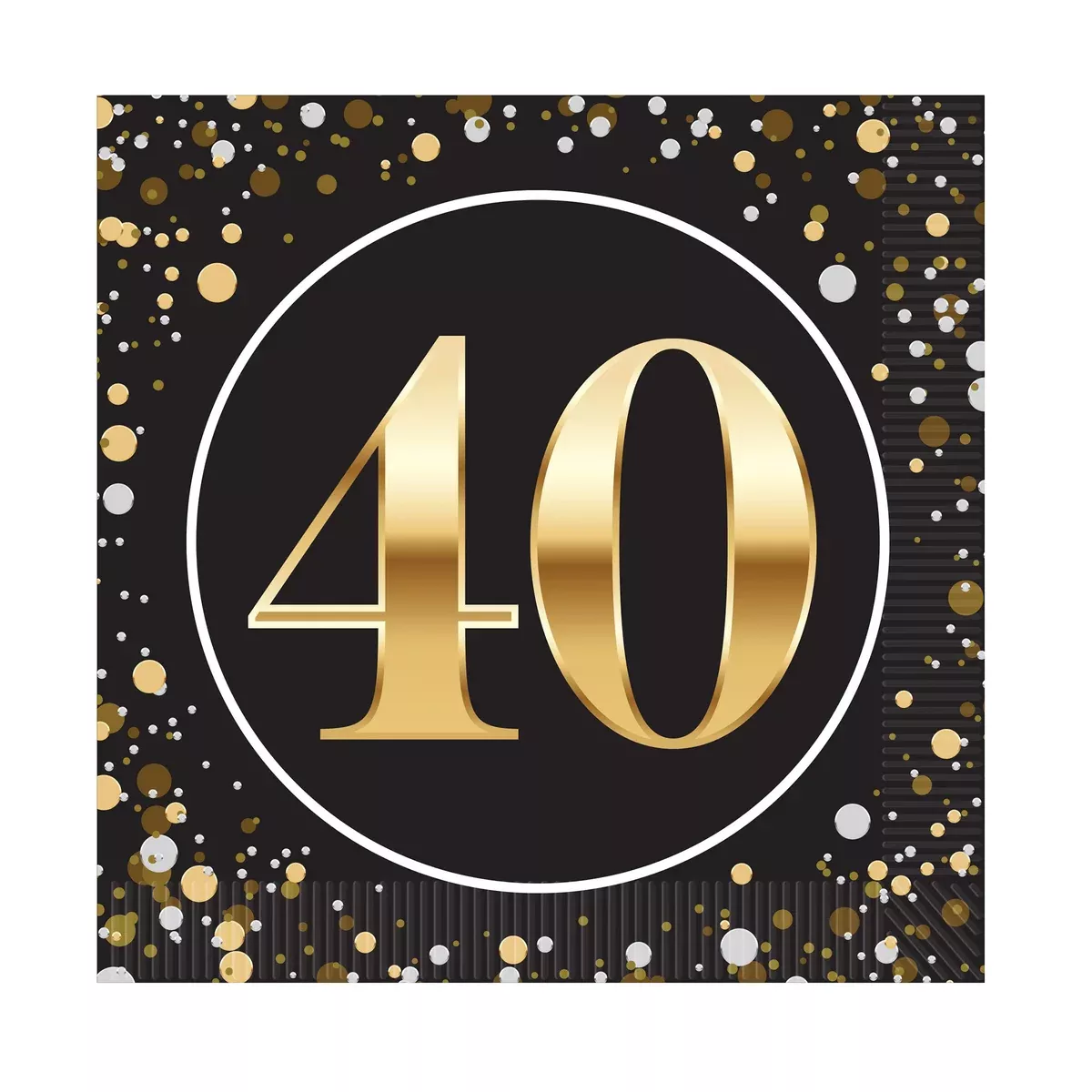 "40" Luncheon Napkins – (16/Pkg)
