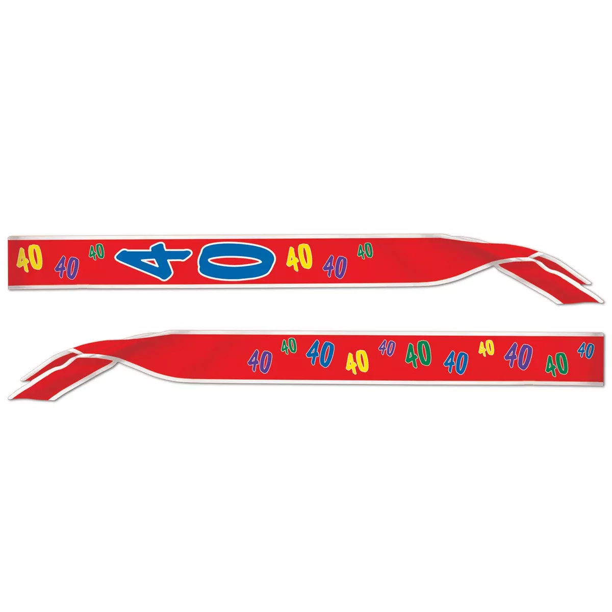 "40" Satin Sash – 33" x 4" – (1/Pkg)