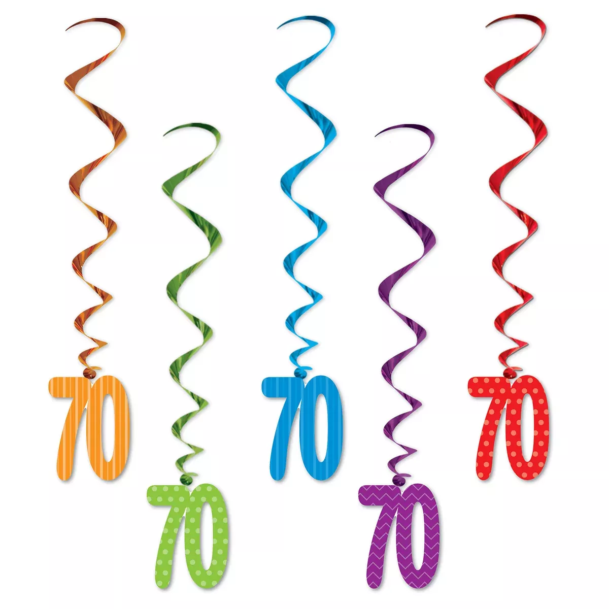 "70" Whirls – 3' – (5/Pkg)