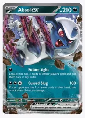 Absol ex SV03: Obsidian Flames # 135/197