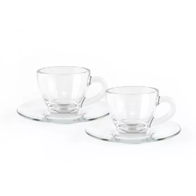 Bialetti Set of Glass Espresso Cups
