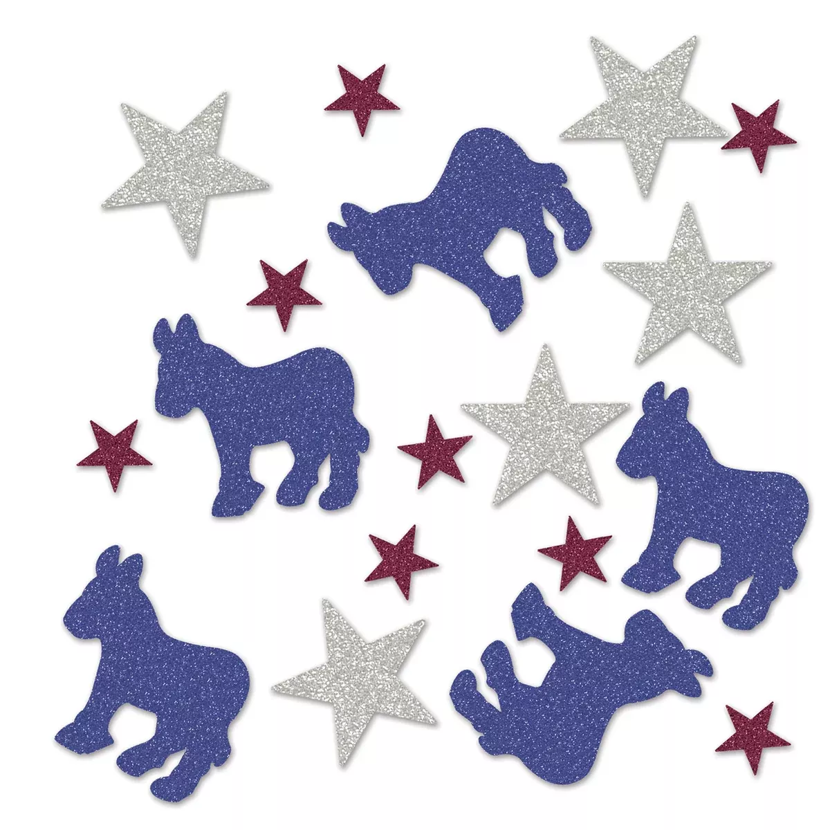 Democratic Deluxe Sparkle Confetti – (½ Oz/Pkg)