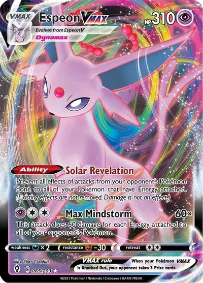 Espeon VMAX 65/203 - Evolving Skies