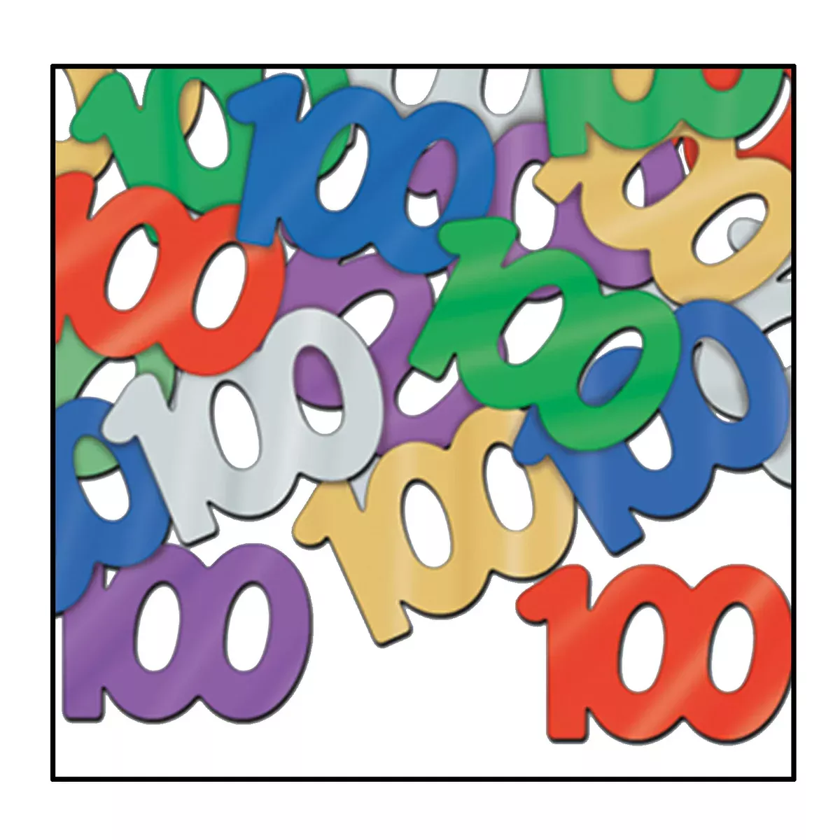 Fanci-Fetti "100" Silhouettes – (½ Oz/Pkg)