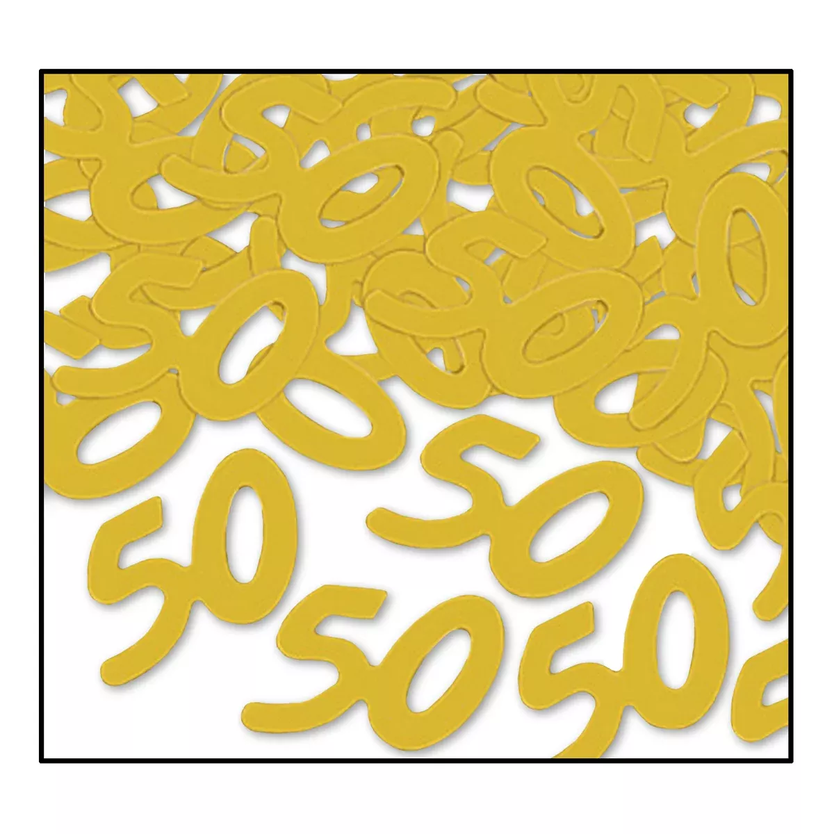 Fanci-Fetti "50" Silhouettes – (½ Oz/Pkg)