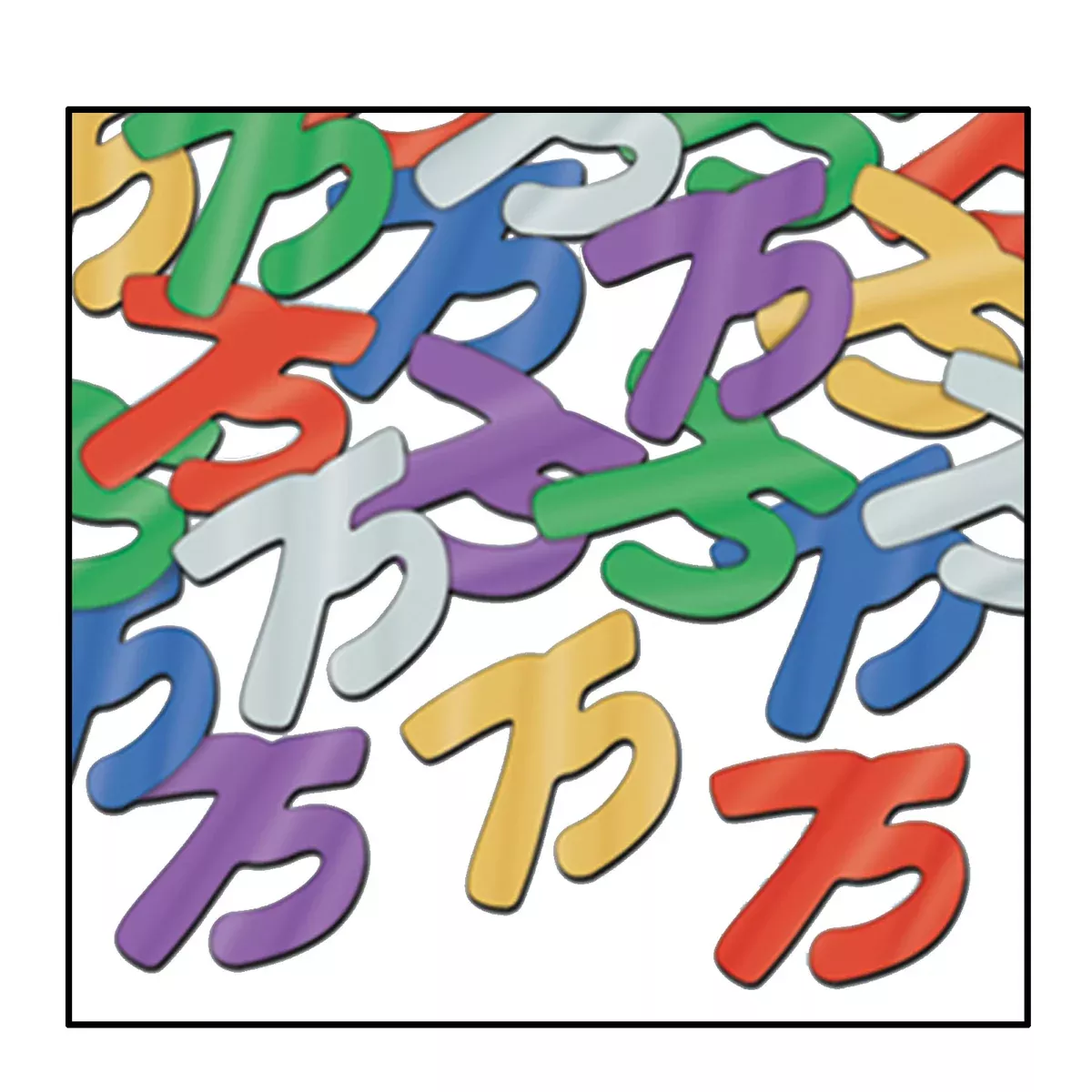 Fanci-Fetti "75" Silhouettes – (½ Oz/Pkg)