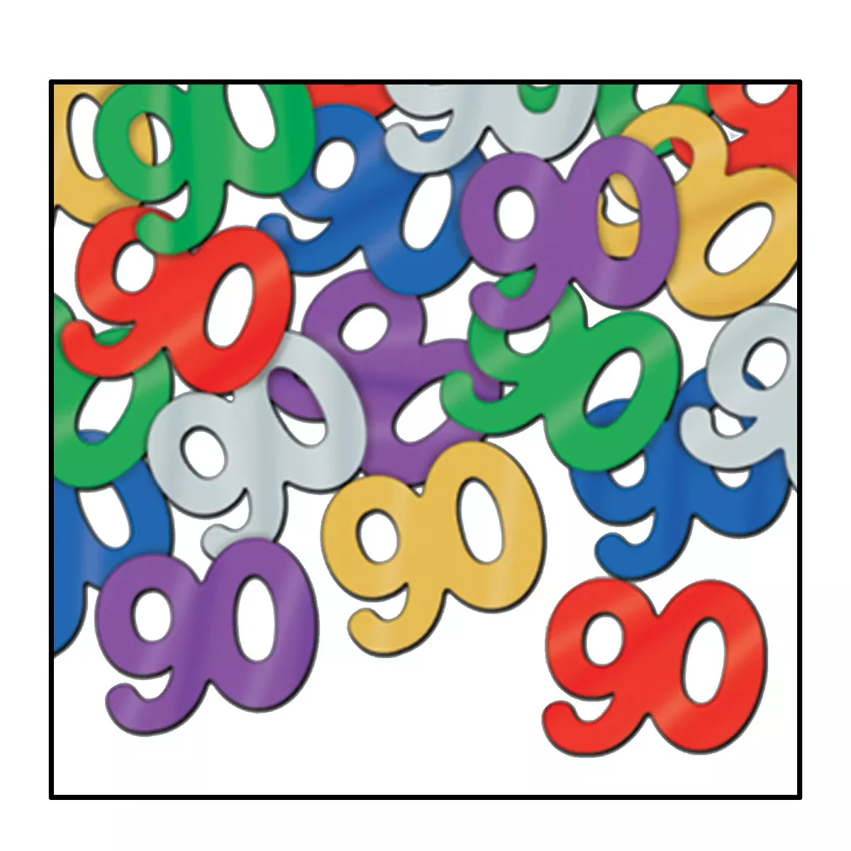 Fanci-Fetti "90" Silhouettes – (½ Oz/Pkg)