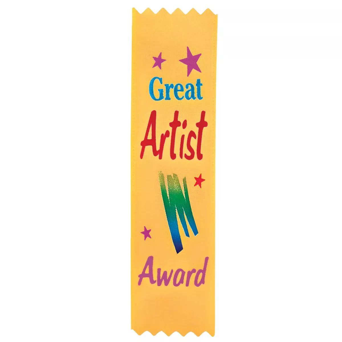 Great Artist Award Value Pack Ribbons – 1½" x 6¼" – (10/Pkg)