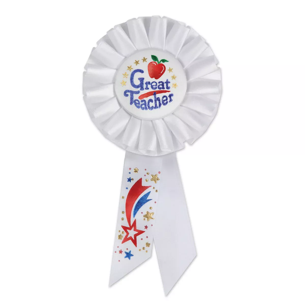Great Teacher Rosette – 3¼" x 6½"
