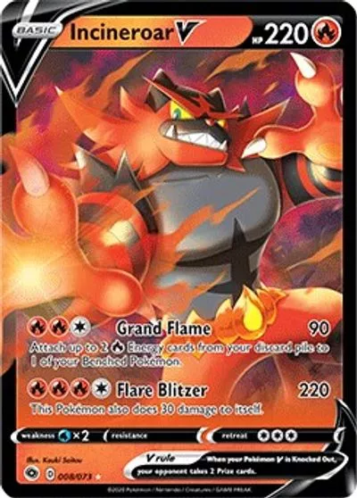 Incineroar V Champion's Path # 008/073