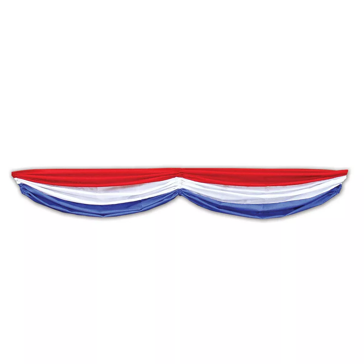 Patriotic Fabric Bunting – 5' 10" – (1/Pkg)