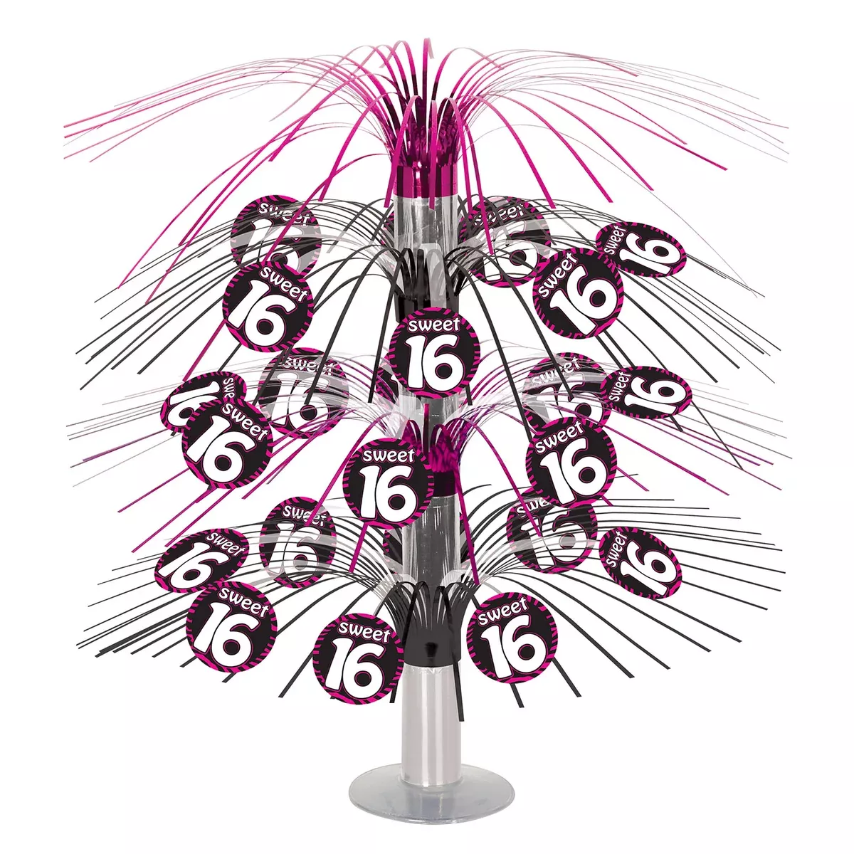 Sweet 16 Cascade Centerpiece – 18" – (1/Pkg)