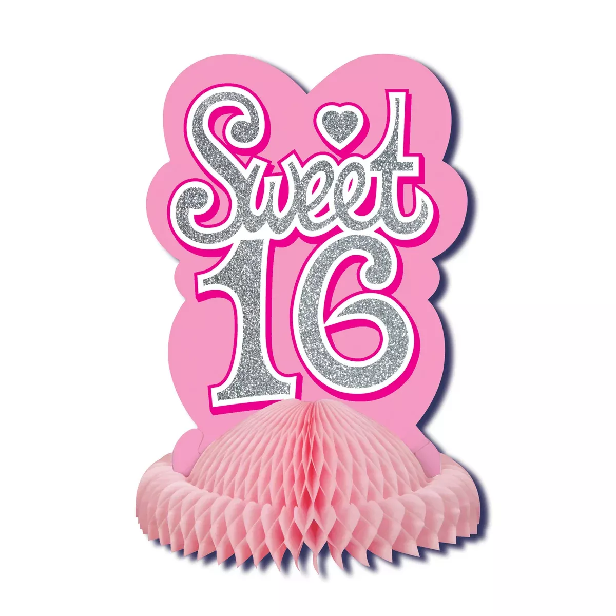 Sweet 16 Centerpiece – 9½" – (1/Pkg)
