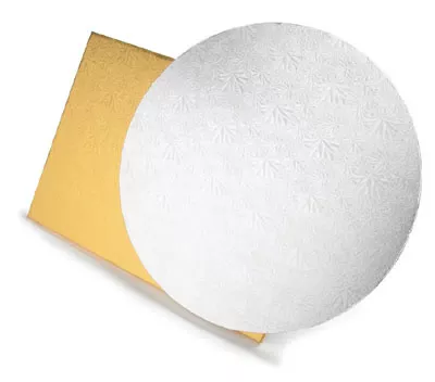 White Cake Drum Square 14"