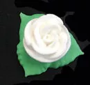 White Roses with Leaves 6