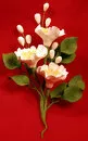 White Wild Rose Gum Paste Spray