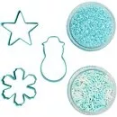 Winter Cookie Cutter and Sprinkle Set
