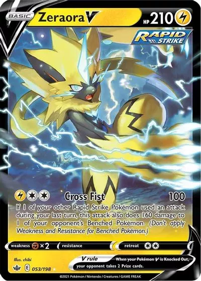 Zeraora V SWSH06: Chilling Reign # 053/198