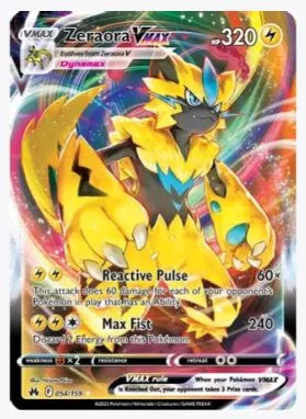 Zeraora VMAX Crown Zenith # 054/159