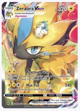 Zeraora VMAX Crown Zenith: Galarian Gallery # GG42/GG70