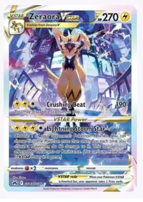 Zeraora VSTAR Crown Zenith: Galarian Gallery # GG43/GG70