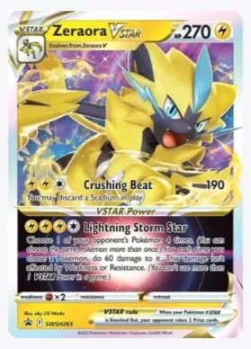 Zeraora VSTAR SWSH: Sword & Shield Promo Cards # SWSH265