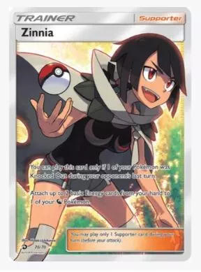 Zinnia (Full Art) Dragon Majesty # 70/70