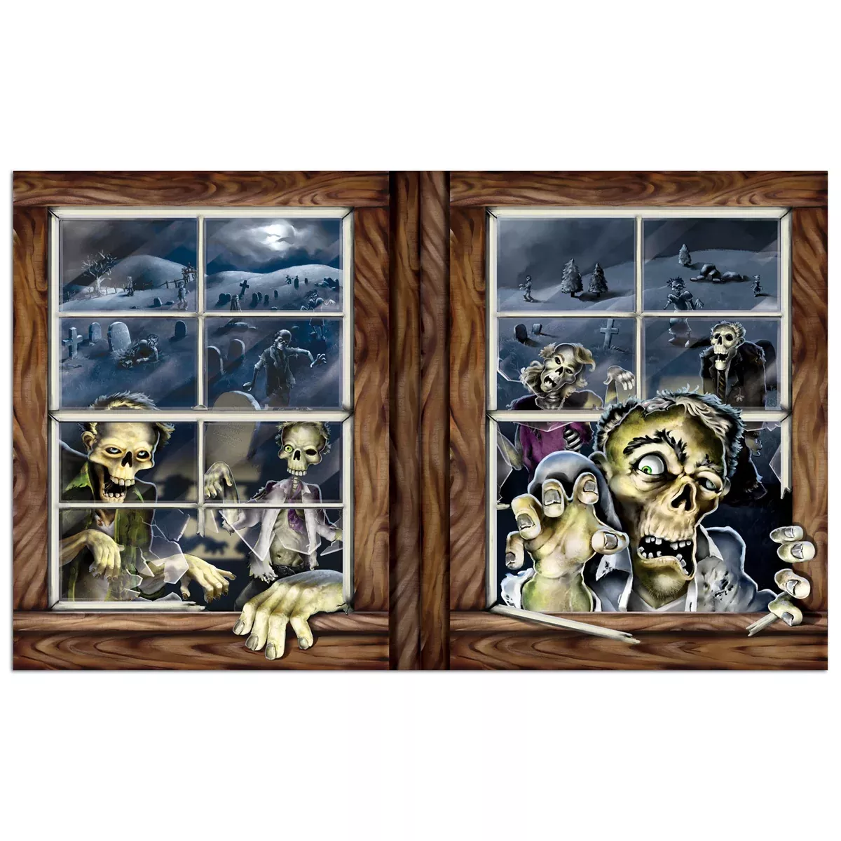 Zombie Attack Insta-View – 3' 2" x 5' 2" – (1/Pkg)