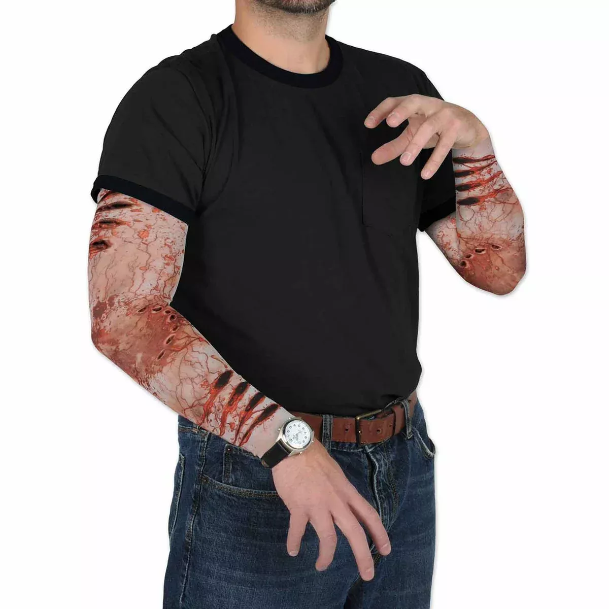 Zombie Bite Party Sleeves – (1 Pair/Pkg)