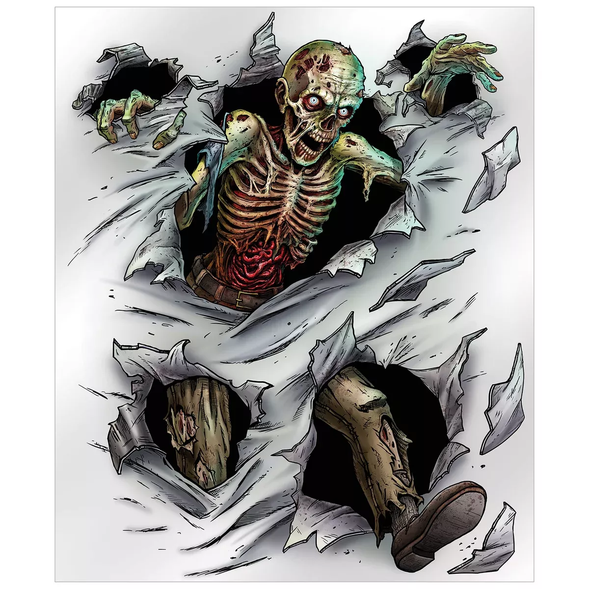 Zombie Insta-Mural – 5' x 6' – (1/Pkg)
