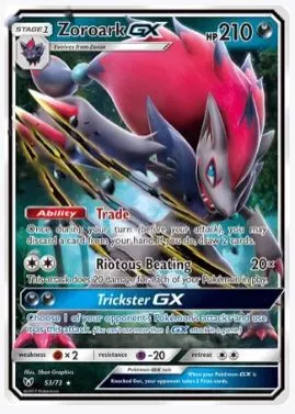 Zoroark GX Shining Legends # 53/73