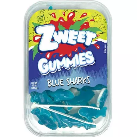 Zweet Gummies Blue Sharks