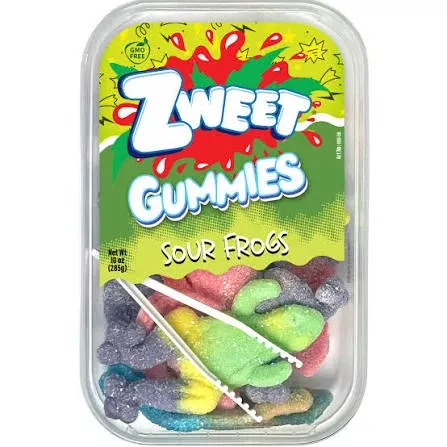 Zweet Gummies Sour Frogs