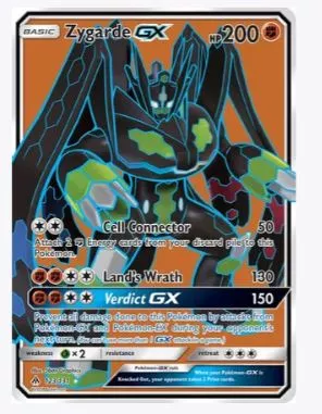 Zygarde GX (Full Art) SM - Forbidden Light #123/131